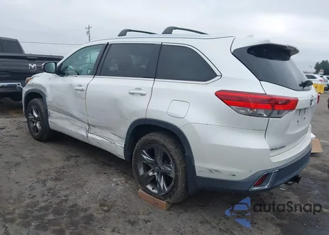 2018 Toyota Highlander Limited Platinum from USA, damaged, VIN 5TDDZRFH0JS813488